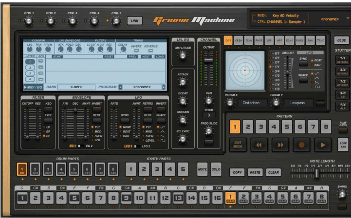 Image Line Groove Machine Plug-in Fl/vst Esd - Groove Machine (720x540), Png Download