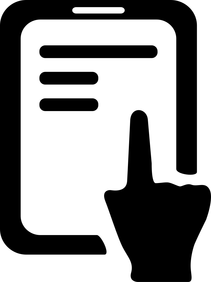 Png File - Tablet Pc Icon Png (732x980), Png Download