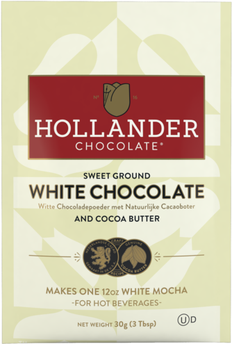 06 White Chocolate Front - Coffee Substitute (1000x563), Png Download