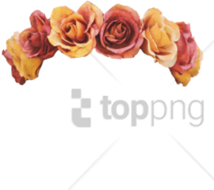 Free Png Clip Are Flower Crown Png Image With Transparent - Flower Crown Tumblr Png (850x578), Png Download