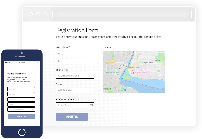 User Registration - Wordpress Contact Us (849x584), Png Download