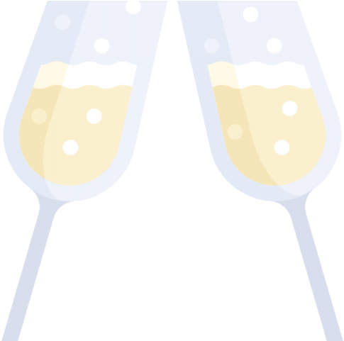 Champagne Clipart Champagne Flute - Wine Glass (640x480), Png Download