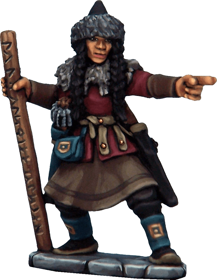 Frostgrave Female Soldiers Metal - Figurine (830x1071), Png Download
