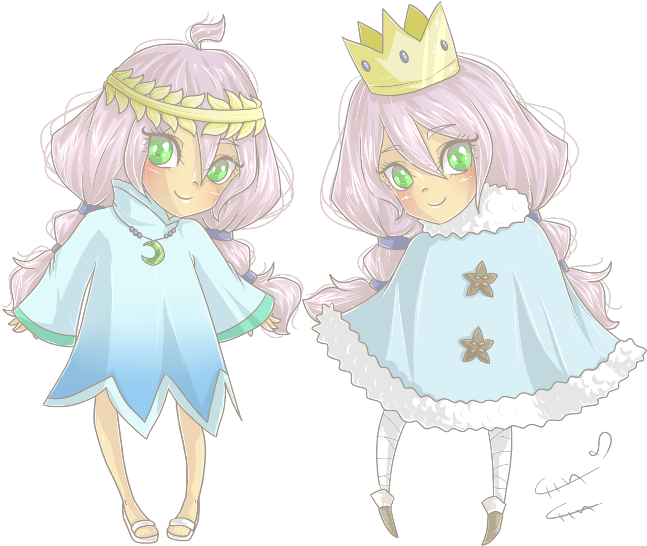 “ Double Trouble My Fantasy Life Wizard ♥ Beautiful - Cartoon (1280x1164), Png Download