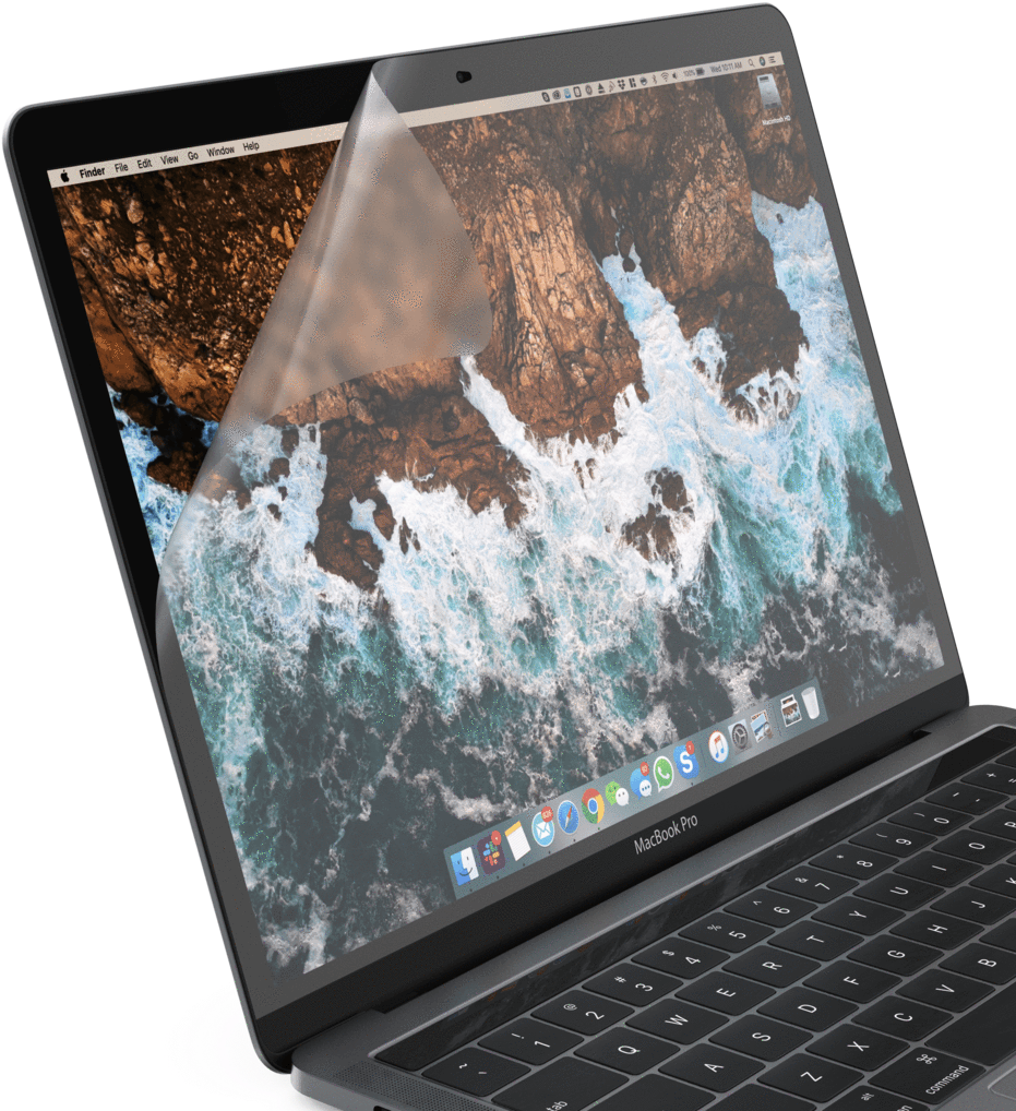 Anti Glare Screen Protector For 13 Inch Macbook Pro - Netbook (1024x1024), Png Download