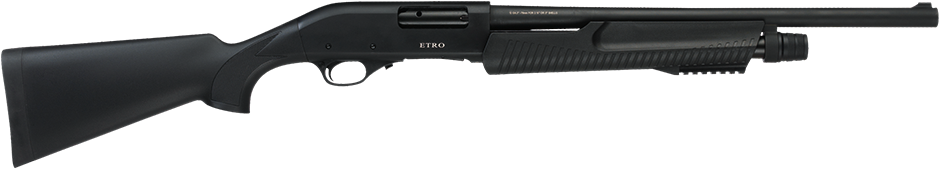 Etro Et09 - Turkish Pump Action Shotgun (950x386), Png Download