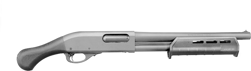 Remington 870 Tac-14 12ga Pump Shotgun W Shockwave - Remington 870 Tac 14 (800x411), Png Download