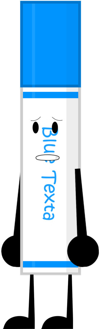 Blue Texta Pose - Love (334x1091), Png Download