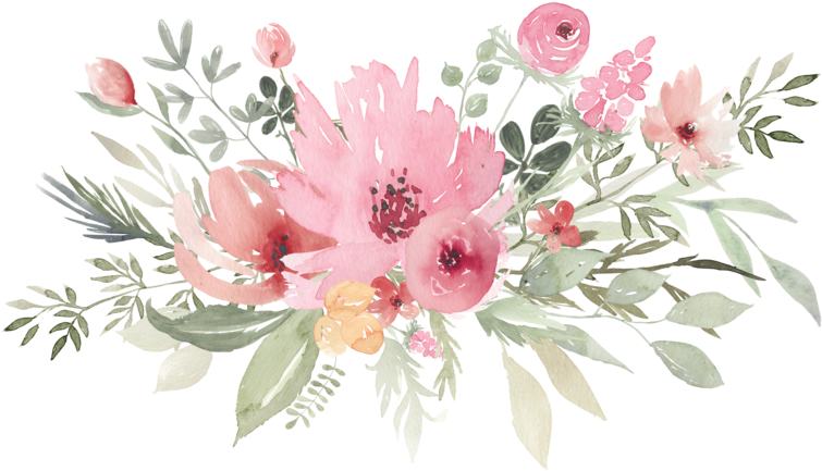 The Wildflower - Bloemen Frame Goud Groen (800x447), Png Download