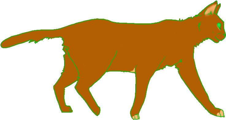 Warriors - Firestar Warrior Cats Walking (967x600), Png Download