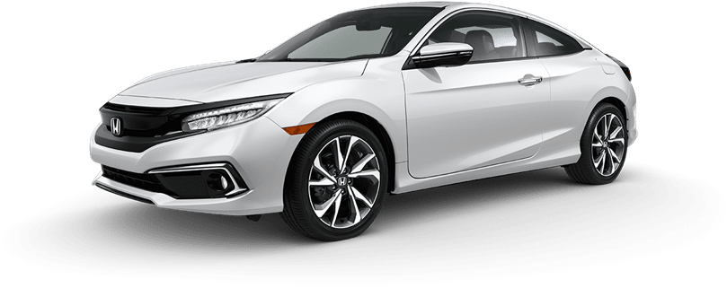 Platinum White Pearl - Coupe Honda Civic Sedan 2019 (880x495), Png Download