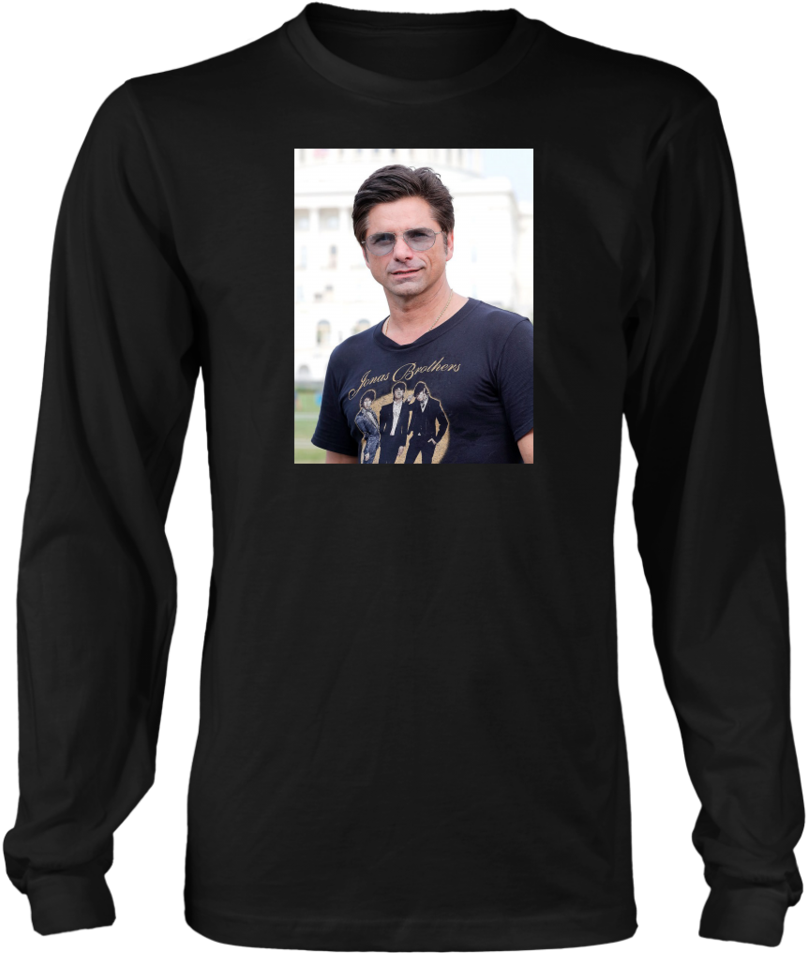 John Stamos Wearing A Jonas Brothers Shirt - Born On 5 September (960x960), Png Download