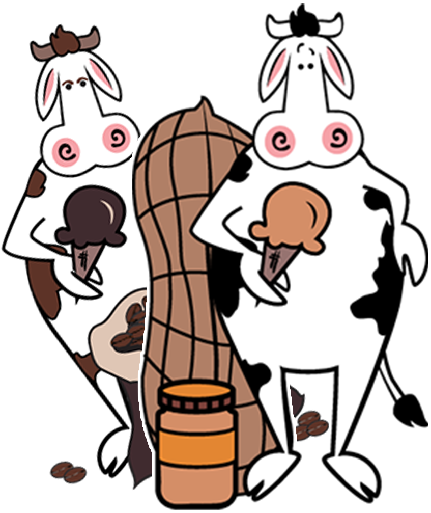 Comfy Cow Ice Cream - Happy Keto Birthday Cartoon Transparent (964x1080), Png Download