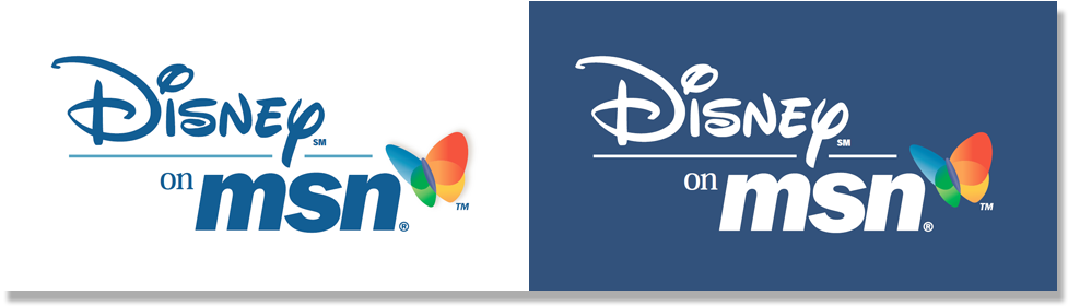 Disneyonmsn Sidebyside - Co Branding Disney (1400x320), Png Download