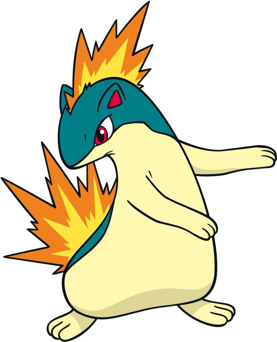 Global Link - Pokemon Quilava Dream World (971x1200), Png Download