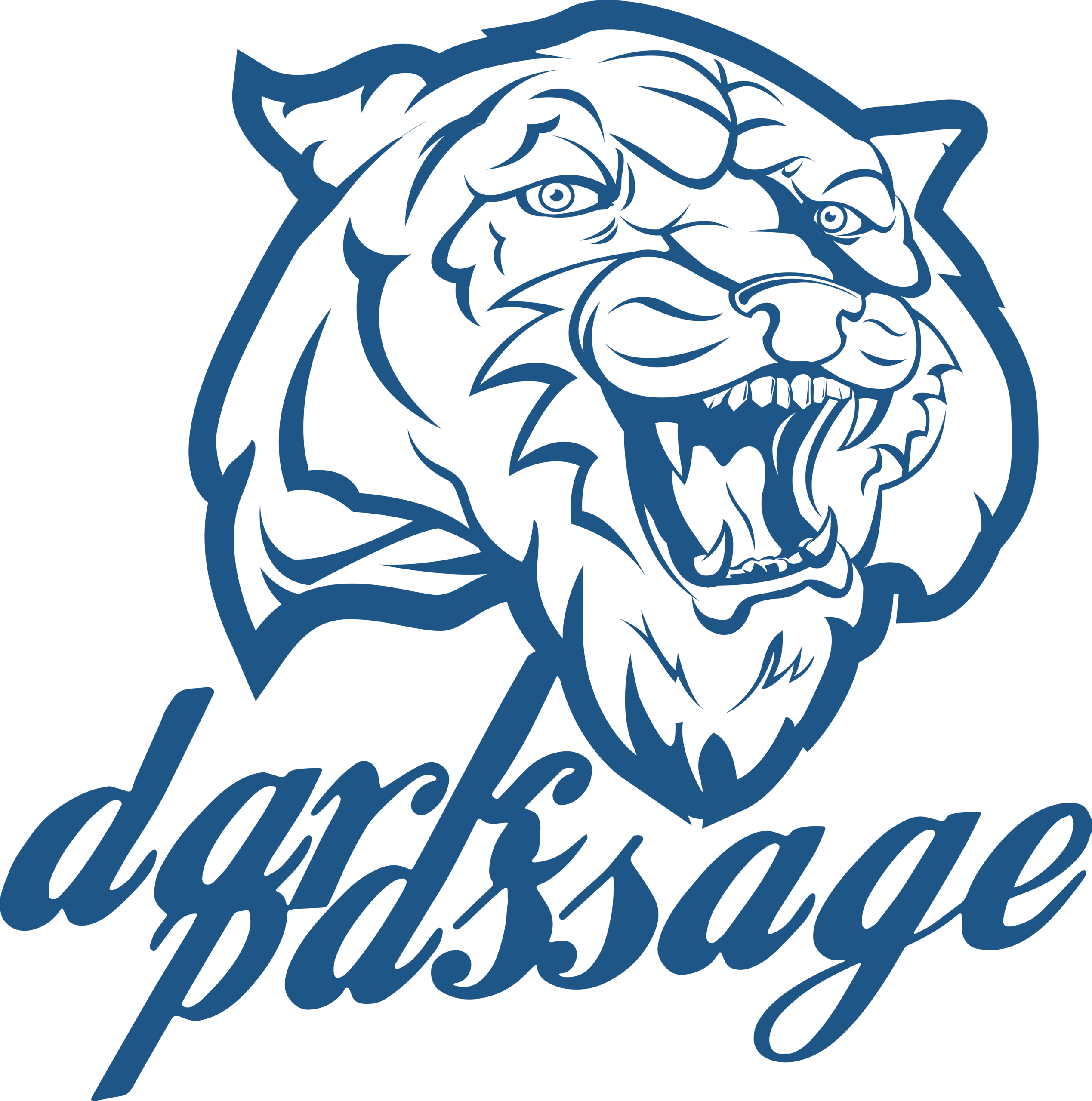 Dark Passage Esports Logo (2538x2560), Png Download