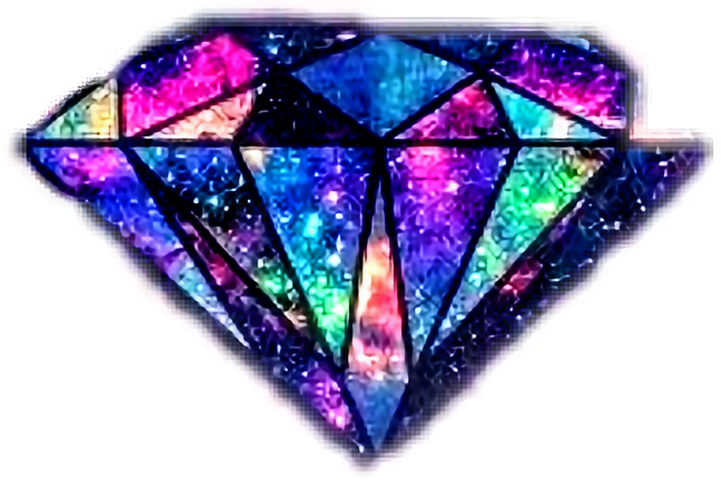 Diamantes💎 Sticker - Fondos Galaxia Con Diamantes (1024x683), Png Download