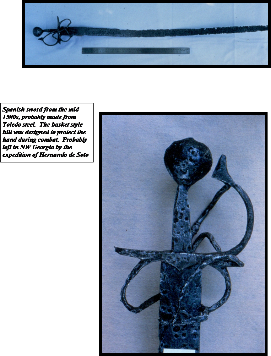 Pensacola's Archeology Journal - Hernando De Soto Sword (868x1142), Png Download