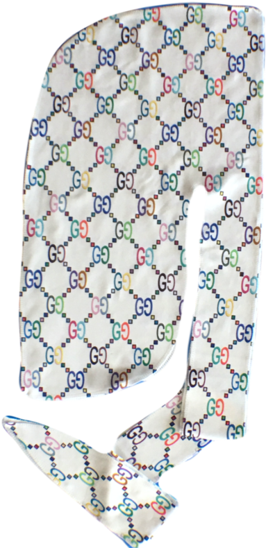 Designer Inspired Durag Gg Multicolor Style - Dress (424x800), Png Download