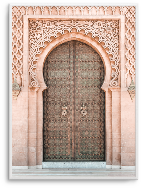 Moroccan Door - Rabat (600x756), Png Download