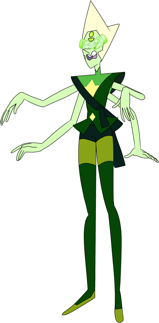 Prehnite Pearl/peridot - Cartoon (800x1280), Png Download