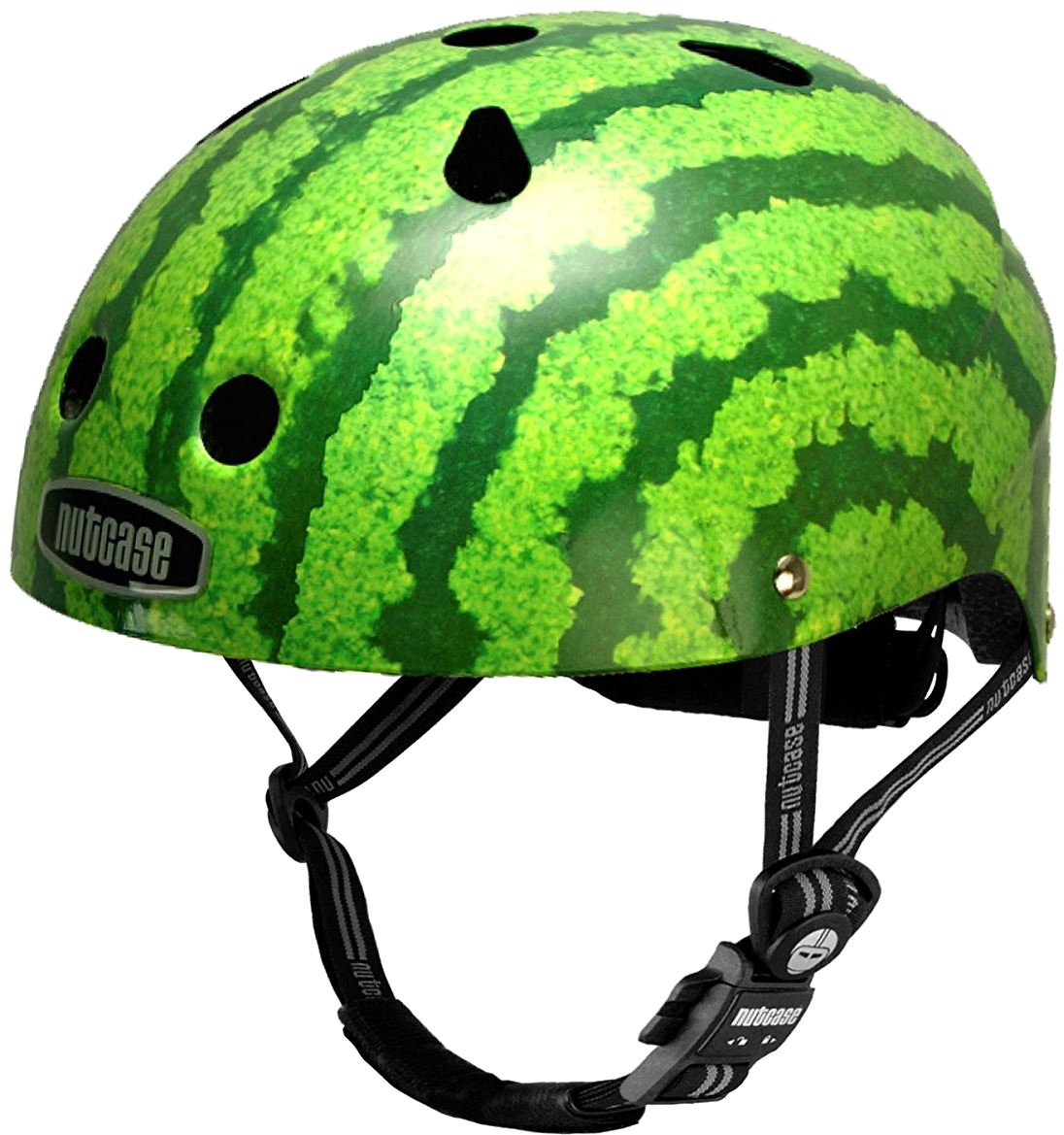 Nutcase Watermelon Bike Helmet (1500x1454), Png Download