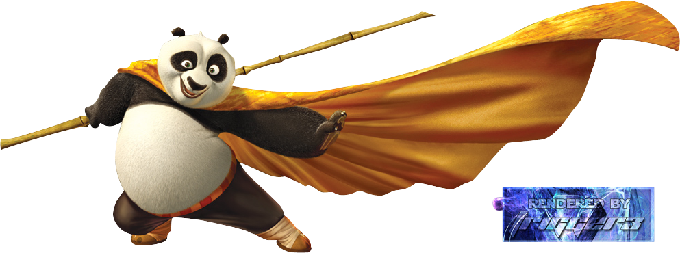 Kung Fu Panda Render Photo - Kung Fu Panda Png (993x370), Png Download