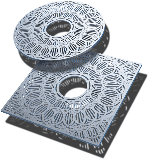 Del Sol Tree Grate - Circle (600x600), Png Download