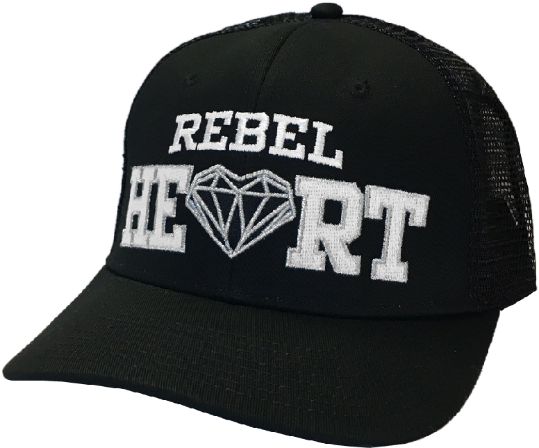 Lauren Alaina Black Rebel Heart Ballcap - Usa Softball Umpire Uniform (800x800), Png Download