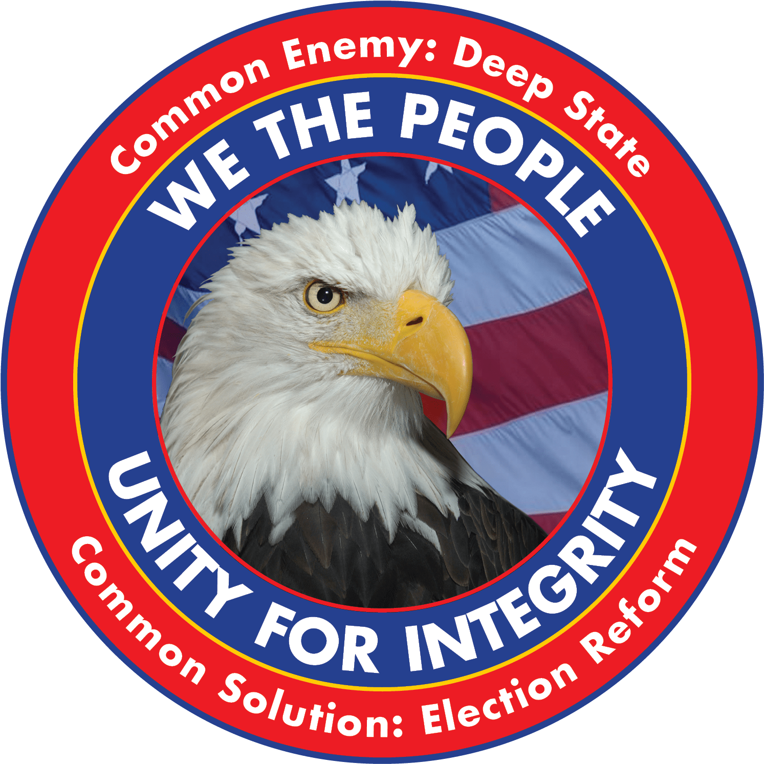 99% Against The 1% Unlike All Other Candidates, If - American Flag (1500x1500), Png Download