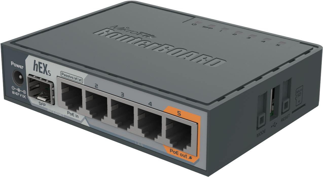 High Resolution Images - Mikrotik Hex S Rb760igs (2560x1592), Png Download