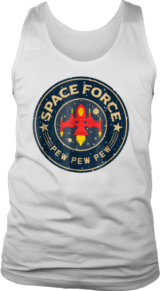 Funny Space Force 8 Bit Retro Game Style Spaceship - Shirt (960x960), Png Download