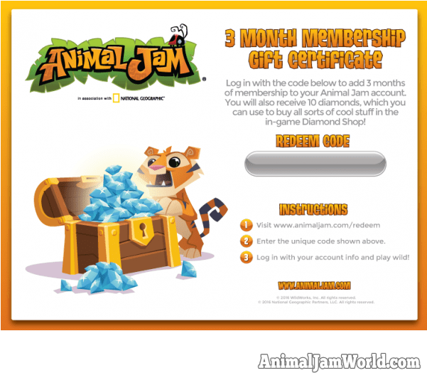 Download Jamaaliday 2016 Free Membership Giveaway Animal Jam Full