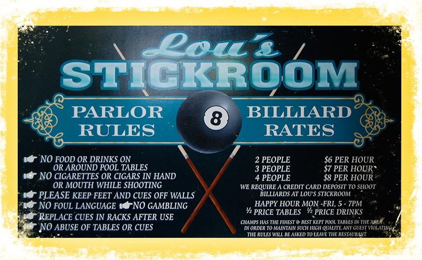 Lou's Stickroom Sign - Seward And Kissel (860x534), Png Download