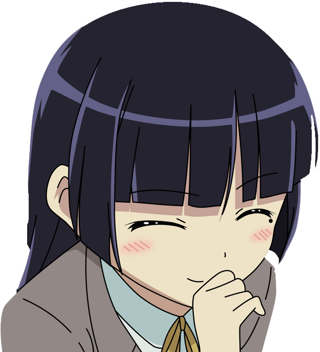 Sensible Chuckle - Oreimo - Oreimo (657x721), Png Download