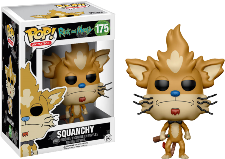 Pop Figure Rick And Morty Rick Squanchy - Funko Pop Rick And Morty Squanchy (801x572), Png Download