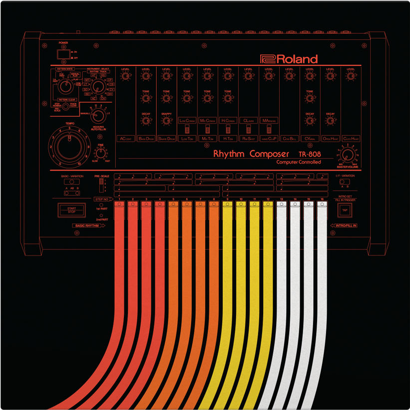 Roland Tr-808 X Serato 12" Vinyl - Tr 808 (960x960), Png Download