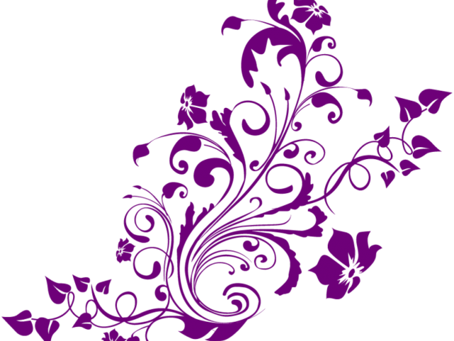 Flower Border Design - Flower Pattern Design Png (640x480), Png Download