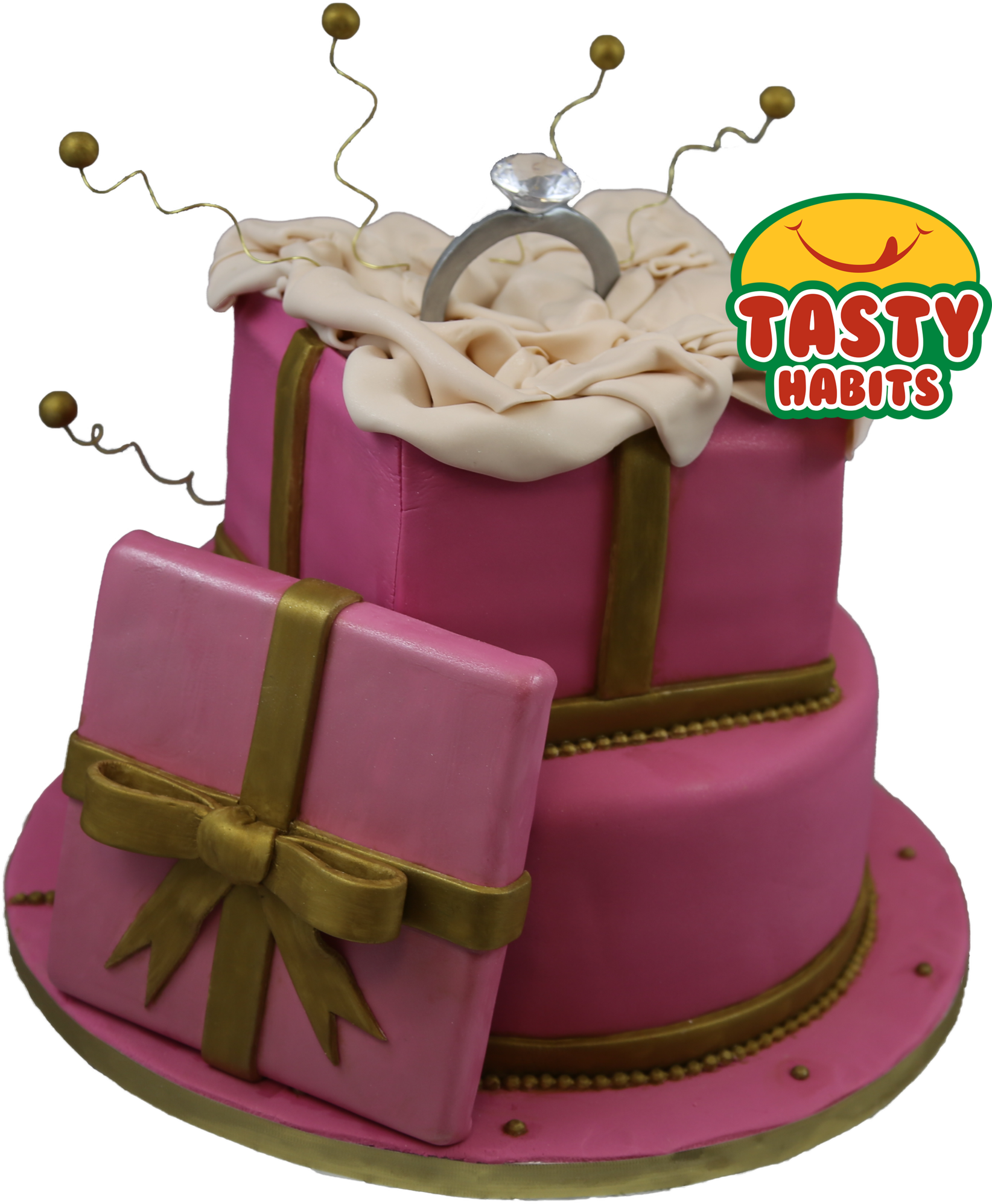 Cake Gift Box - Tasty (1694x2048), Png Download