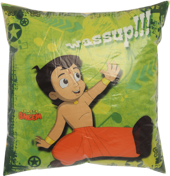 Boys Chhota Bheem Printed Cushion - Cushion (640x960), Png Download