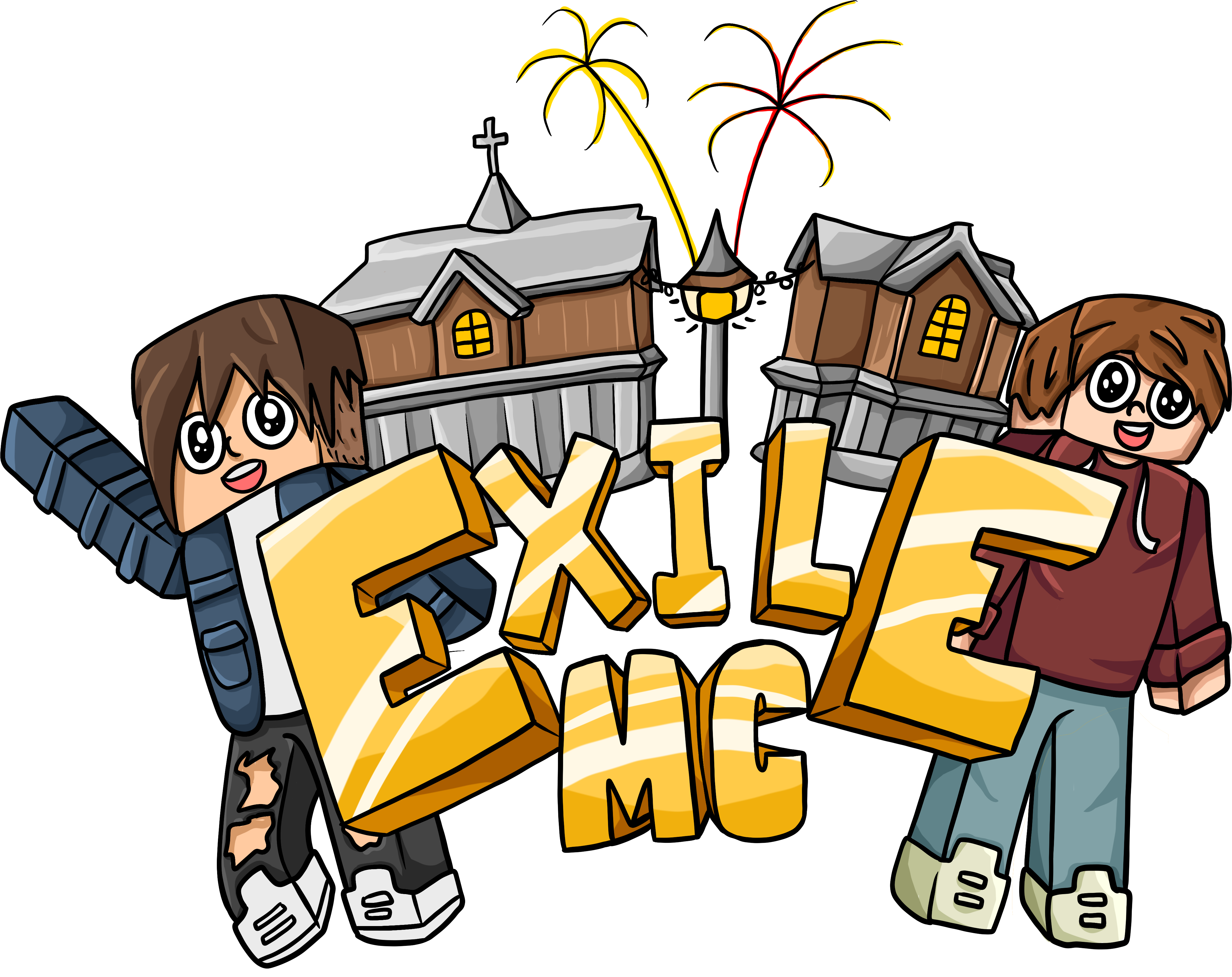 Exilemc Coming Summer 2019 Official Website Launching - Cartoon (4540x3510), Png Download