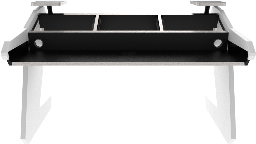 Virtuoso Desk Black&white And Ergox Studio Chair Bundle - Coffee Table (1000x1000), Png Download