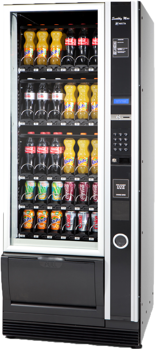 Cold Drinks Machines - Snakky Max Vending Machine (712x1263), Png Download