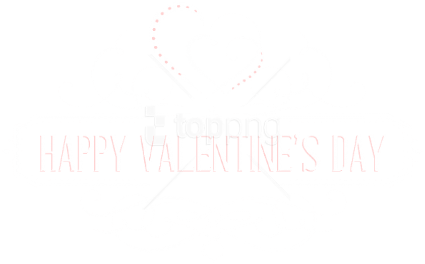Free Png Download Happy Valentine's Day Text Png Images - Happy Valentine Day Text Png (850x527), Png Download