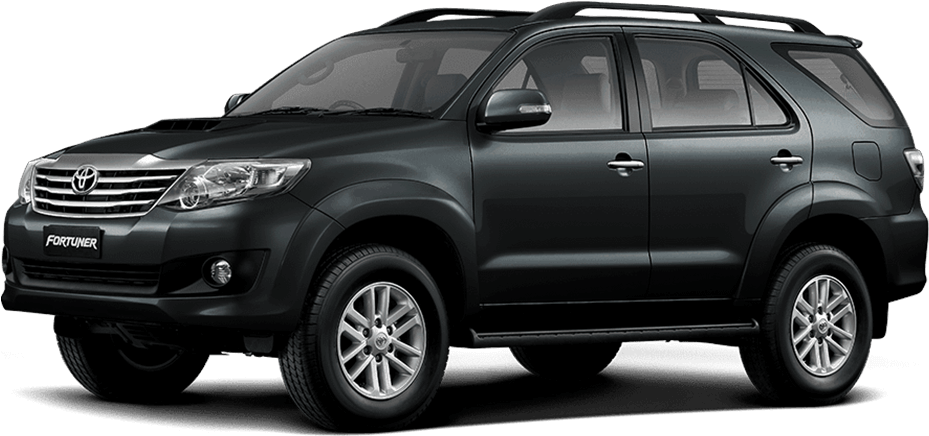 Book Now - Toyota Fortuner Blue Colour (930x600), Png Download