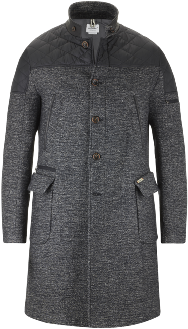 High Fashion Style - Overcoat (515x695), Png Download