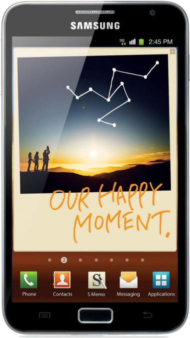 Samsung Galaxy Note N7000 [2011] - Samsung Galaxy Note Gt N7000 (750x705), Png Download