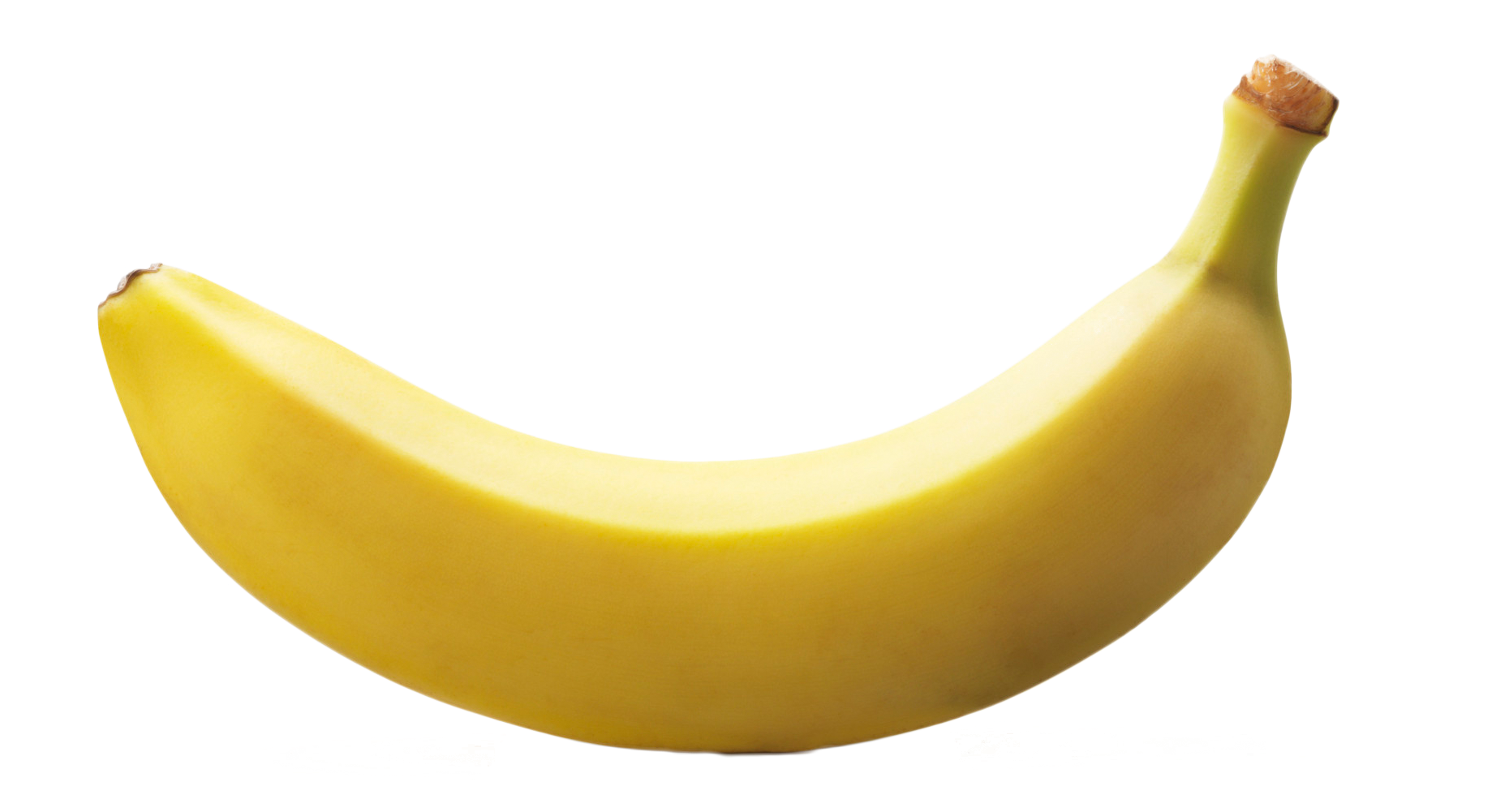 Banana - Banana Side View (2141x1000), Png Download