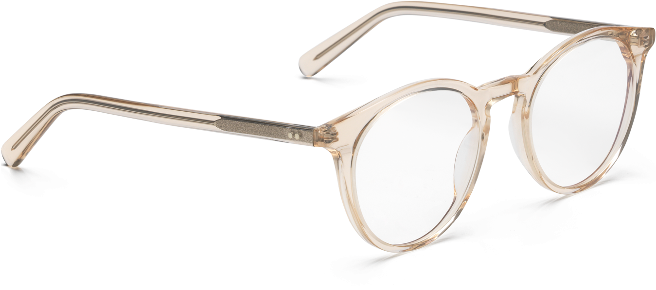 Easton Champagne By Ace And Tate - Transparent Material (1696x820), Png Download