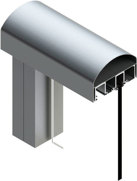 Tr 5000 Glass Railing - Awning (640x640), Png Download